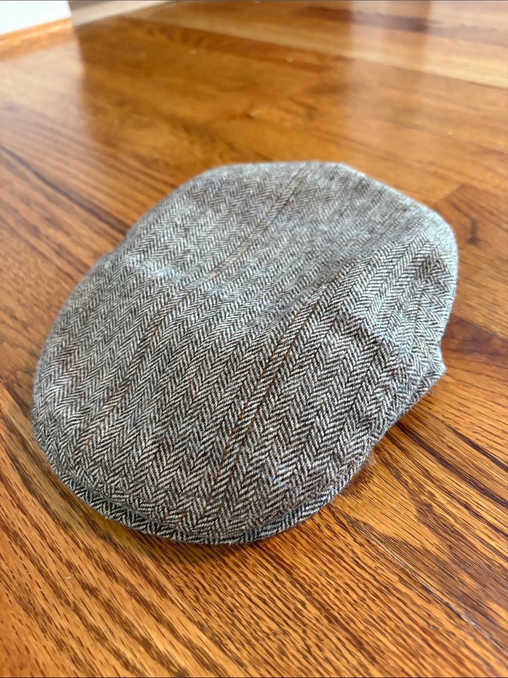 Baby Brown Plaid Jef Cap size 6Mos